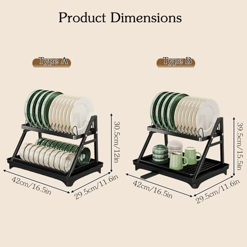 Escurreplatos plegable, escurridor plegable de acero inoxidable con escurridor y soporte para utensilios, diseño que ahorra espacio para encimera de cocina