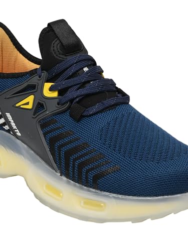 Image of Impakto Alpha Step Men Running Shoes | Lightweight & Breathable | Sport Shoes for Travel & Workout | Cushioned Insole for Comfort | Skid Resistant
