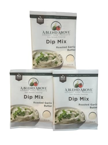 A Blend Above Roasted Garlic Butter Dip Mix Mixed Seasoning