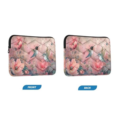 Funda para portátil 13-14 pulgadas con diseño de colibríes miniatura 2