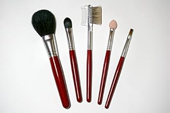 Amazon.co.jp: 明治四十年創業 文宏堂 熊野筆 ARシリーズ5本(ポーチ