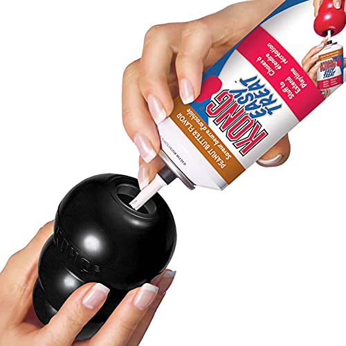 KONG Extreme Dog Toy Toughest Natural Rubber, Black Fun to Chew