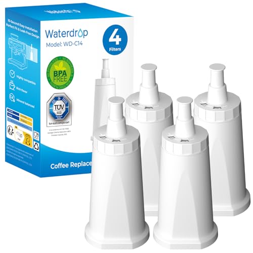 Waterdrop Water Filter Replacement for Sage Coffee Machine Filter 4 Pack