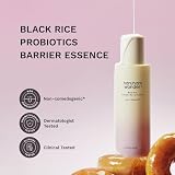 haruharu wonder Black Rice Probiotics Barrier Essence 120 ml, Essence toner wzmacniający barierę skóry ceramidami, fermentowanymi składnikami, uspokajający, nawilżający, zmiękczający