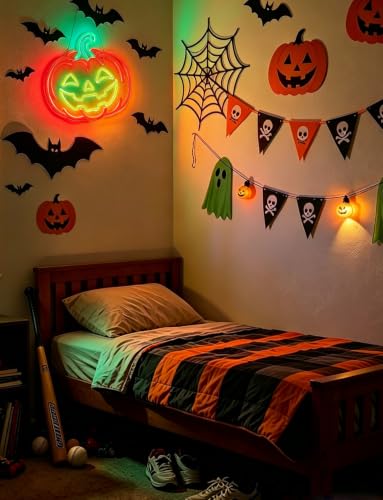 Halloween Pumpkin Neon Sign, LED Neon Light Sign for Wall Decor - Image 4
