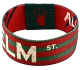 Always Follow Your Dreams Freddy Krueger Nightmare Horror Film Movie Classic 7.1" Reversible Stretch Wristband Wrist Band Bracelet Elastic Strap