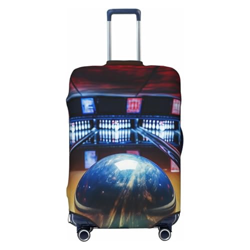 Travel Luggage Cover Fashion Suitcase Protector Bowling Spandex Baggage Covers Washable Suitcase Covers Anti-Scratch Luggage Cover Protectors Fits 18-32 Inch Suitcases Large - Main Image