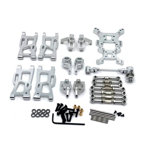 Kit biellette et bras de voiture RC en métal pour réparer et renforcer WLtoys 124019