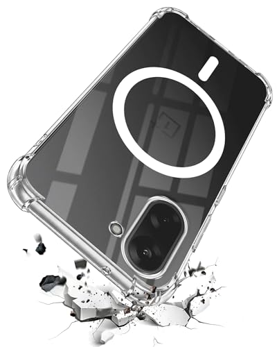 Image of Jkobi Shockproof Crystal-Clear Back Cover for Oneplus Nord CE 5 (Magsafe Wireless Support | Drop & Camera Protection | Hard Polycarbonate)