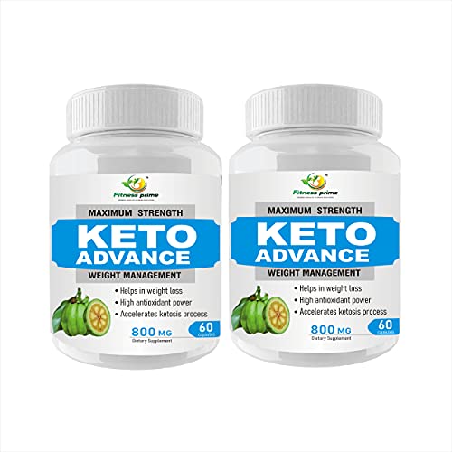 Image of Fitness Prime 800mg Keto Pills - Lean Keto Diet Pills - Weight Fat Management Loss - Ultra Fast Prime Keto Supplement for Women and Men - Optimal Max Keto - 120 Capsules (Pack of 2)