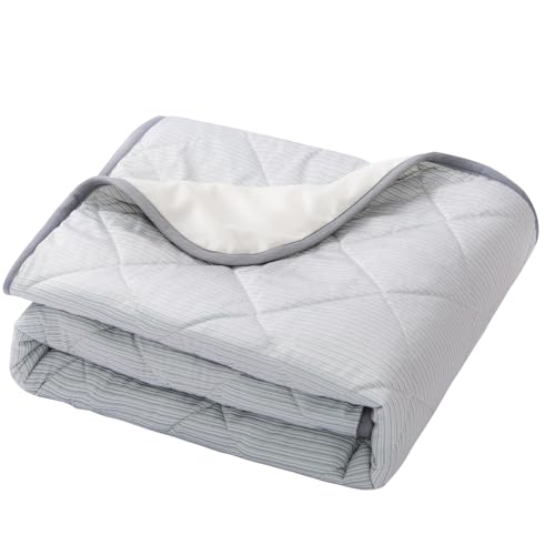 Snocyo Kühldecke für Hunde waschbar, Q-MAX0.4, wasserdichte Hundedecke 60×47cm, doppelseitige kühlende und plüschige Haustierdecke, kühlende Sofadecke für kleine Hunde