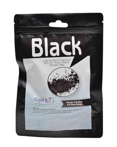 Sanco Industries Pond Dye - Black Individual Water Soluble Packet - 1 Pack Treats 1/4 Acre