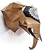 ORIGADREAM, kit DIY PAPERCRAFT de Elefante pre-cortado NUEVO PUZZLE 3D MODERNO África montar por uno mismo escultura low poly Papel Kraft Calidad Cartón Grueso y ecológico 100% reciclado