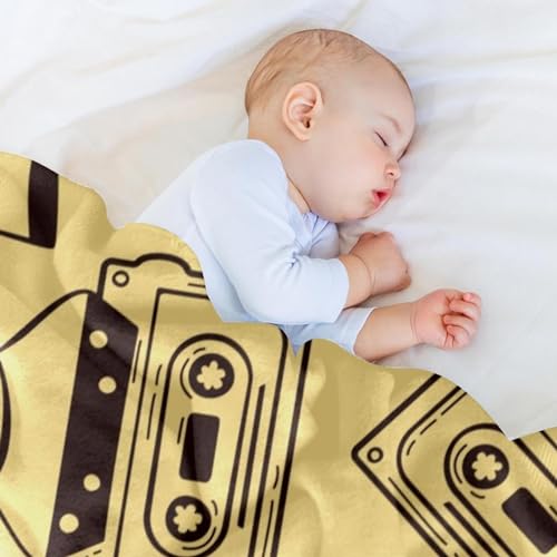 Couverture microfibre légère et haut de gamme - Plaid Doodle pour lit et canapé - 7