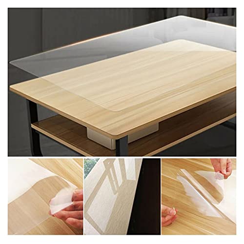 Transparante Tafel en Stoel Vloerbeschermingsmat Waterdicht Zacht Glas PVC tafelkleedhoes Water Olie Proof Gezond Veilig… - Image 4