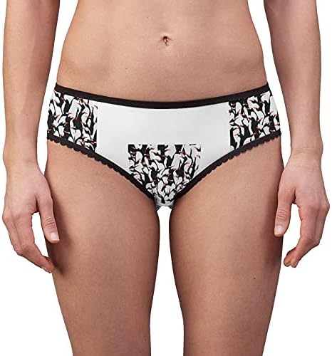 Penguins Pattern Panties, Penguins Pattern Underwear, Briefs, Cotton Briefs, Funny Underwear, Panties For Women