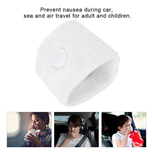 1 Pair Motion Sickness Bands,Travel Sickness Relief Wristbands,Anti Nausea Wristbands, Nausea Relief