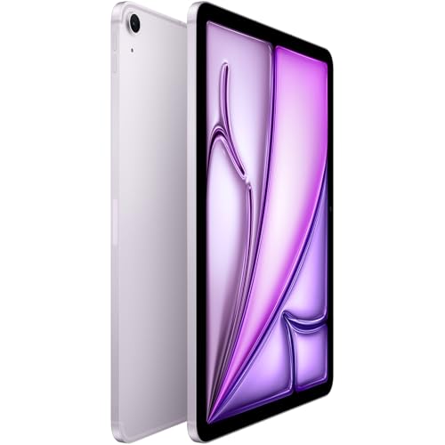 Image of Apple iPad Air (M2, 11-inch, 2024), 512GB, Wi-Fi, Purple (Renewed)