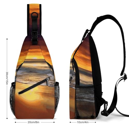 Bolso cruzado deportivo para hombro casual unisex miniatura 2