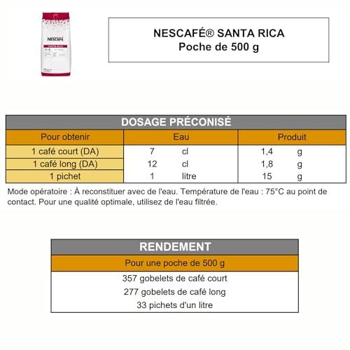 Café Soluble Nescafé® Santa Rica 100% Arabica 500 gr - vue 6
