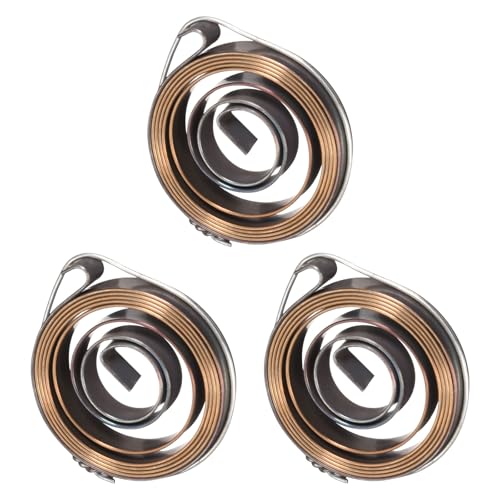 Image of CoCud Drill Press Spring, 26.77" Length 36x6x0.65mm Quill Spring Feed Return Coil Spring Assembly - (Applications: for Vacuum Cleaner Volume Tube Coil Spring), 3-Pieces