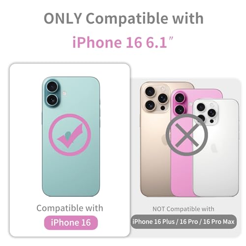 JJGoo Compatible with iPhone 16 Case Clear Glitter, Sparkle Soft TPU Transparent Shockproof Women Girls Slim Bling Sparkly Bumper Cover Phone Case for iPhone 16 6.1-Inch, Gradient Purple - image 2