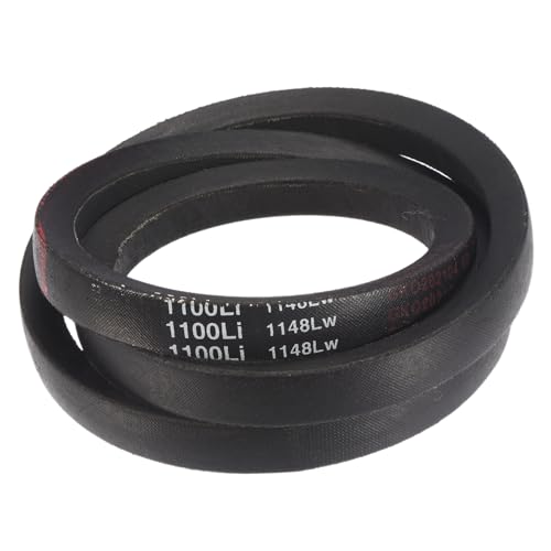 Image of uxcell 3 Pack B43 1 /4 Classic Wrapped V-Belt, 46 inch Outside Circumference, Black, Timing Belt, Industrial V-Belts, V-Belt, For Pumps, Fans, Compressors, Agricultural Equipment, Vehicle Systems