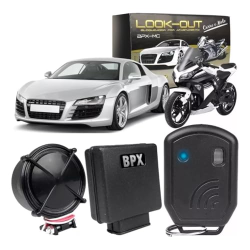 Alarme Bloqueador Por Presença Look Out P Carro E Moto Com Sirene