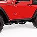 Wrangler JK Running Boards Side Steps Compatible with 2007-2018 Jeep Wrangler JK JKU Unlimited 4 Doors, Heavy-Duty Bolt-on Drop Side Steps Rock Slider Rails