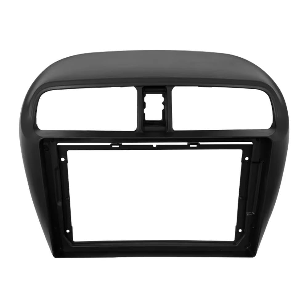 Fascias Radio Coche Para Mitsubishi Para Attrage Para Mirage Piezas Coche | Para Spacestar, 9 Pulgadas,2Din, Estable Y Firme Sin Holgura, Práctico(Matte black Frame)