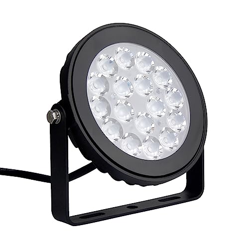 lighteu®, Miboxer 9W AC100~240V Faretto da giardino RGBCCT Multi-color Cambia e temperatura di colore regolabile WiFi LED Prato da giardino, RGBCCT Faretto LED, IP66 impermeabile futC02