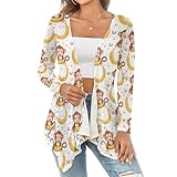 Polyvalent pour toutes les occasions : conçue pour être polyvalente, cette pièce complète facilement les vêtements des femmes, le cardigan pour femme mignon imprimé singe banane ou les collections de pulls pour femme. Vous pouvez l'associer avec des jeans, des jupes ou des leggings pour un usage quotidien, les voyages ou les tenues de bureau. Dans le cadre des collections de pulls pour femmes tendance et cardigans pour femmes, c'est une couche incontournable pour toutes les saisons et un cardigan pour les femmes essentiels