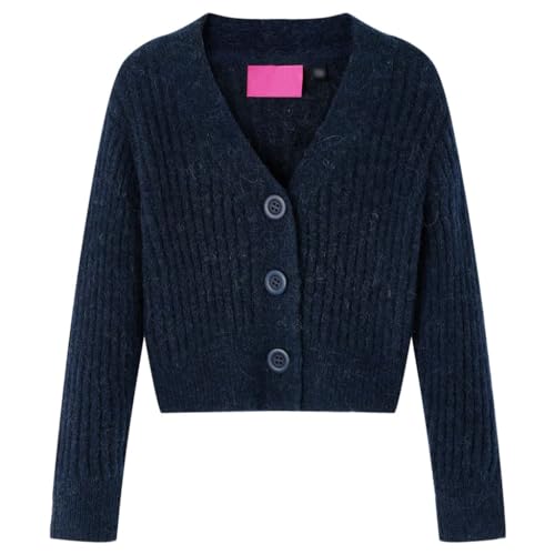 vidaXL Kinder-Strickjacke Mädchen Langarm Pullover Kinderjacke...