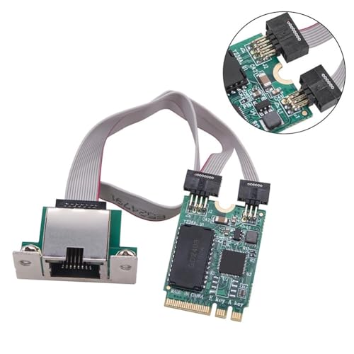 Tarjeta de red M.2 Key A+E 2.5G con chipset RTL8125B Gigabit Ethernet BlissfulAbode 6