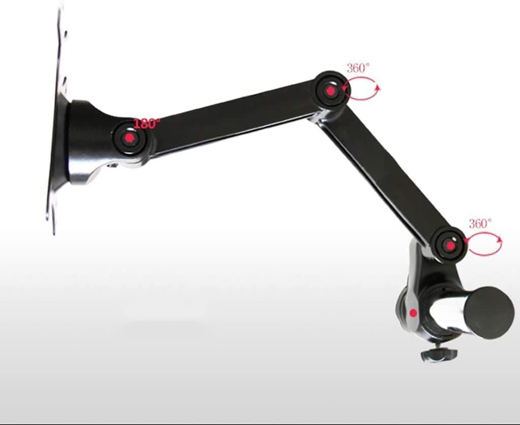 Adjustable Desktop Single Screen Display Telescopic Rotating Bracket for 13 27 inch Monitor TV Stand