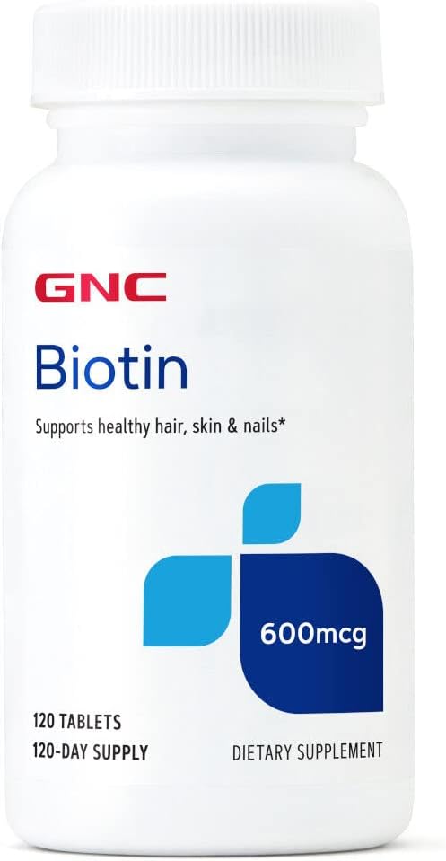 GNC Biotin Tablets 600 mcg - 120 Tablets