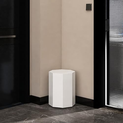 Buffet haut et étroit en métal moderne | Armoire de couloir fine et meuble à chaussures pivotant