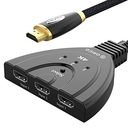 ORICO HDMI Switch 3 Port Supports UHD 4K 1080P Full 3D with 3.6ft