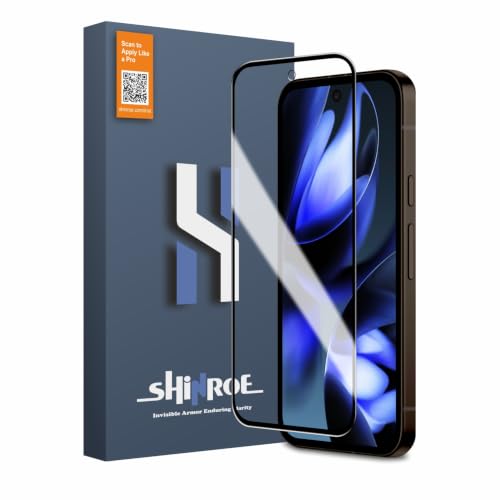 Image of Tempered Glass for Google Pixel 9A Military Grade 9H Screen Guard, Anti-Scratch, Shatterproof, Edge-to-Edge Full Coverage - Black Border