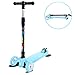 Produktbild Ice-Beauty-ukzy Scooter Kinder, Kinderroller Scooter 3 Räder Kind Zusammenklappbarer Roller Klappbar Und Höhenverstellbar Der Sichere Premium Kinder Rollerlight Blue
