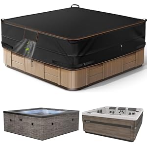 GARPROVM Whirlpool-Abdeckung Quadratisch Wasserdicht