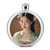 Tang Dynasty Noble Consort Flasques pour liqueur, 140 ml, en acier inoxydable, étanche, portable, pour l'extérieur, le camping, les voyages, cadeaux
