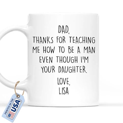 Taza personalizada para papá de cerámica 11 oz miniatura 1