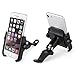 KASER Support Smartphone Téléphone pour Moto Scooter Modèle de Rétroviseur en Aluminium 360 ° Réglable pour Motocycle Portable Navigateur GPS Universal (rétroviseur Noir)