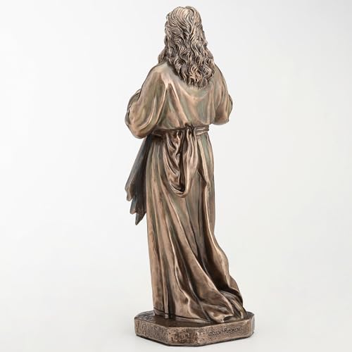 Figura Decorativa Jesucristo Misericordia Divina Bronce 15.9 cm miniatura 5