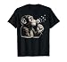 Blowing Wishes Funny Monkey Blowing Dandelion Retro Graphic T-Shirt