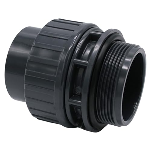 Baumaxxe conector de PVC con conexión roscada y junta tórica | 50 mm x 1 ½ pulgada | bm163