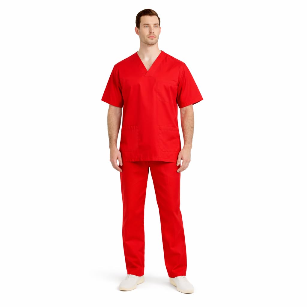 MISEMIYA - Uniformi Unisex Set Camice – Uniforme Medica con Maglia e Pantaloni Uniformi Mediche Camice Uniformi sanitarie - Ref.8178 - 4