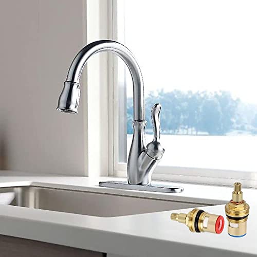 2 Stück Wasserhahn Ventiloberteil Messing Scheibe Ersatz Ventile Keramik-Oberteil Armaturen für Badezimmer Küche in 1/2