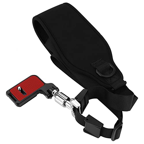 Alça de Ombro para Câmera para Focus F 2 Ajustável de Ombro único Cinto Preto para Montagem de Alça